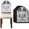 Spooky Central Halloween Chair Covers, Ghost Tombstone Decorations (19 x 26 in, 6 Pack)